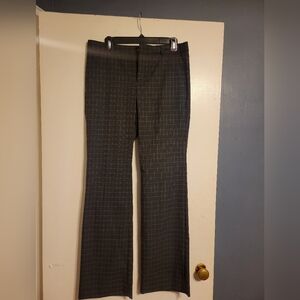 Banana Republic Grey Striped Trousers